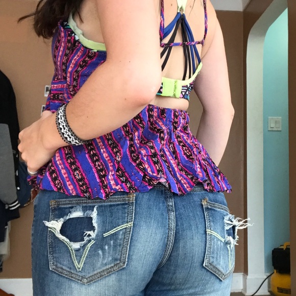 Geo-Print Strappy Tank - Picture 3 of 5